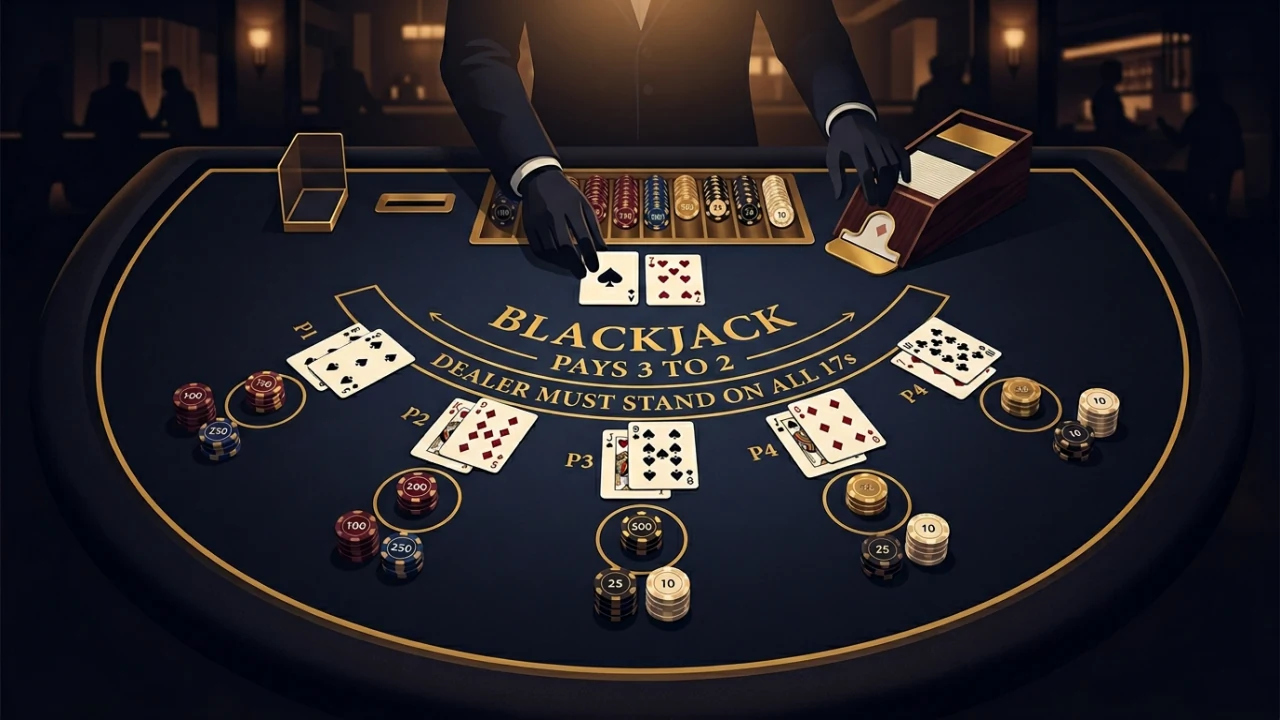 Blackjack e roulette con croupier dal vivo trasmessi da uno studio professionale
